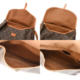 LOUIS VUITTON ルイヴィトン モノグラム ソミュール 30 ブラウン M42256 レディース モノグラムキャンバス ショルダーバッグ Bランク 中古 銀蔵