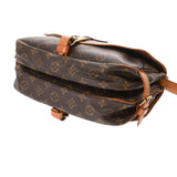 LOUIS VUITTON ルイヴィトン モノグラム ソミュール 30 ブラウン M42256 レディース モノグラムキャンバス ショルダーバッグ Bランク 中古 銀蔵