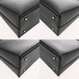 SALVATORE FERRAGAMO フェラガモ ガンチーニ  2WAY ブラック ゴールド金具 レディース レザー ハンドバッグ ABランク 中古 銀蔵