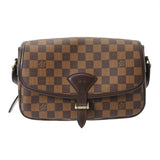 LOUIS VUITTON ルイヴィトン ダミエ ソローニュ SPオーダー イニシャル入り ブラウン M42250 レディース ダミエキャンバス ショルダーバッグ ABランク 中古 銀蔵