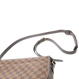 LOUIS VUITTON ルイヴィトン ダミエ ソローニュ SPオーダー イニシャル入り ブラウン M42250 レディース ダミエキャンバス ショルダーバッグ ABランク 中古 銀蔵