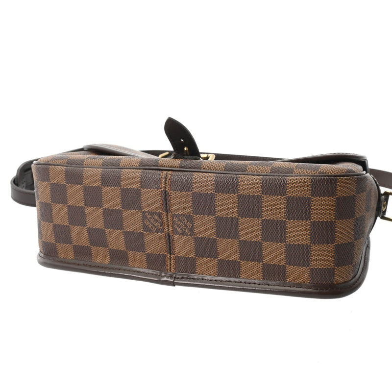 LOUIS VUITTON ルイヴィトン ダミエ ソローニュ SPオーダー イニシャル入り ブラウン M42250 レディース ダミエキャンバス ショルダーバッグ ABランク 中古 銀蔵