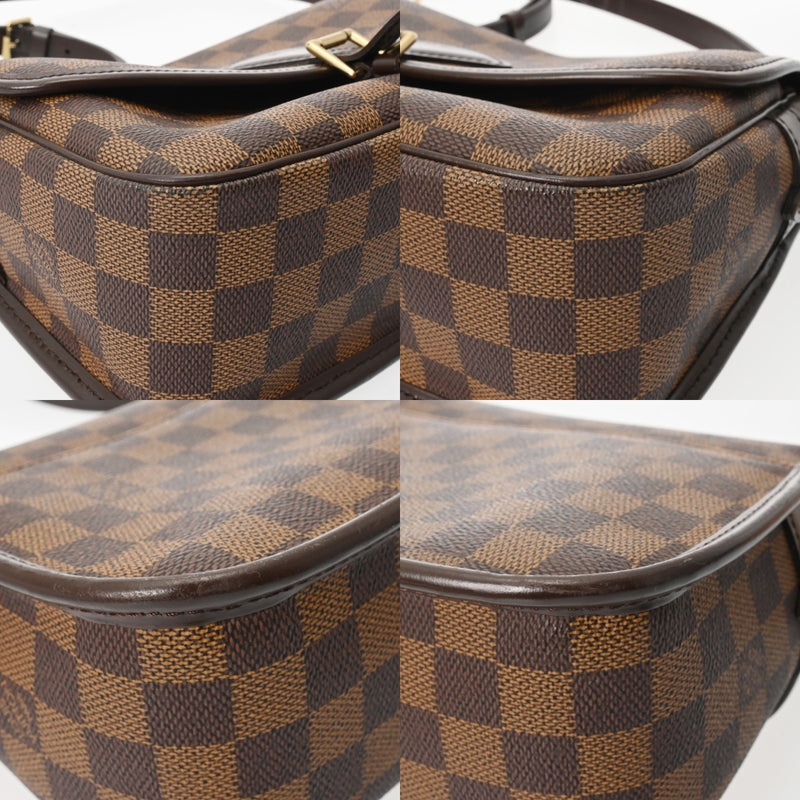 LOUIS VUITTON ルイヴィトン ダミエ ソローニュ SPオーダー イニシャル入り ブラウン M42250 レディース ダミエキャンバス ショルダーバッグ ABランク 中古 銀蔵