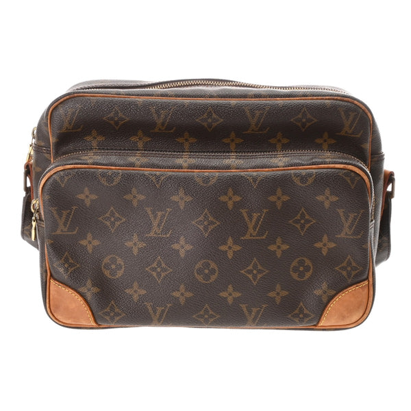 LOUIS VUITTON ルイヴィトン モノグラム ナイル ブラウン M45244 ユニセックス モノグラムキャンバス ショルダーバッグ Bランク 中古 銀蔵