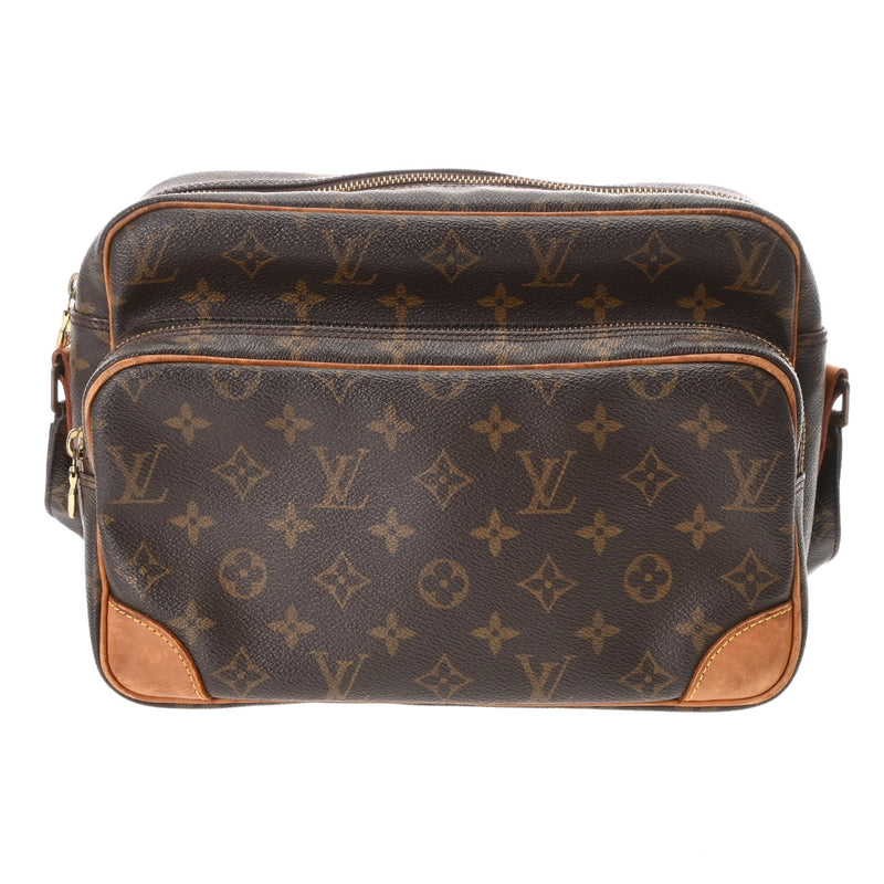 LOUIS VUITTON ルイヴィトン モノグラム ナイル ブラウン M45244 ユニセックス モノグラムキャンバス ショルダーバッグ Bランク 中古 銀蔵