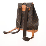 LOUIS VUITTON ルイヴィトン モノグラム モンスリ GM 旧型 ブラウン M51135 ユニセックス モノグラムキャンバス リュック・デイパック Bランク 中古 銀蔵