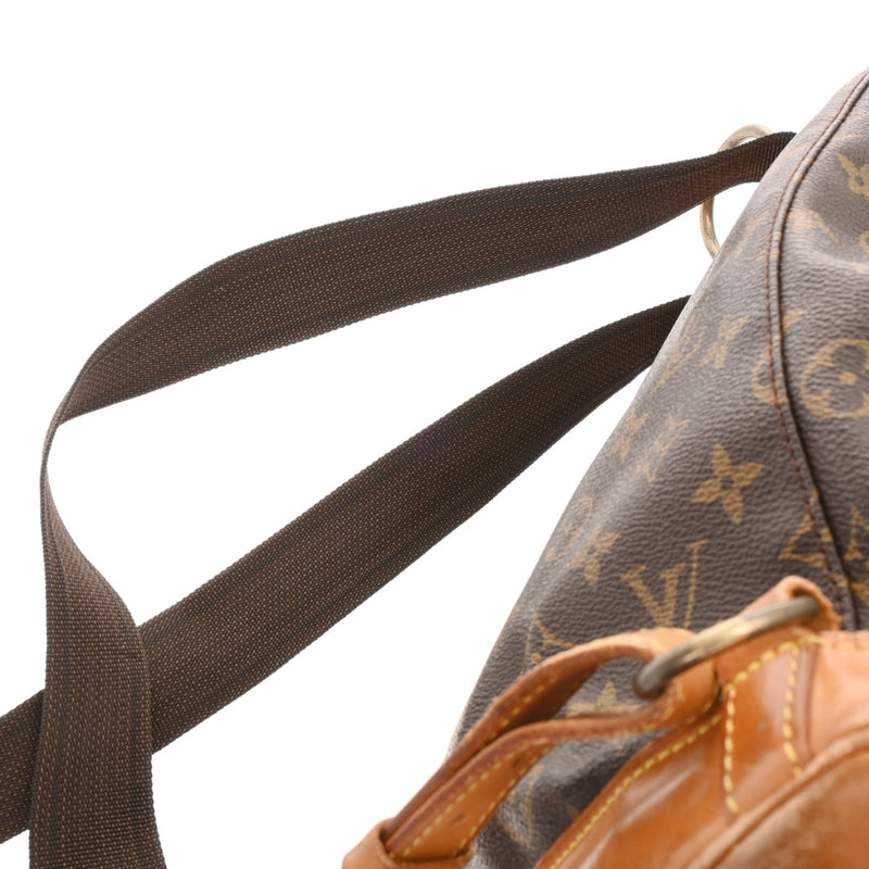 LOUIS VUITTON ルイヴィトン モノグラム モンスリ GM 旧型 ブラウン M51135 ユニセックス モノグラムキャンバス リュック・デイパック Bランク 中古 銀蔵