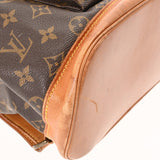 LOUIS VUITTON ルイヴィトン モノグラム モンスリ GM 旧型 ブラウン M51135 ユニセックス モノグラムキャンバス リュック・デイパック Bランク 中古 銀蔵