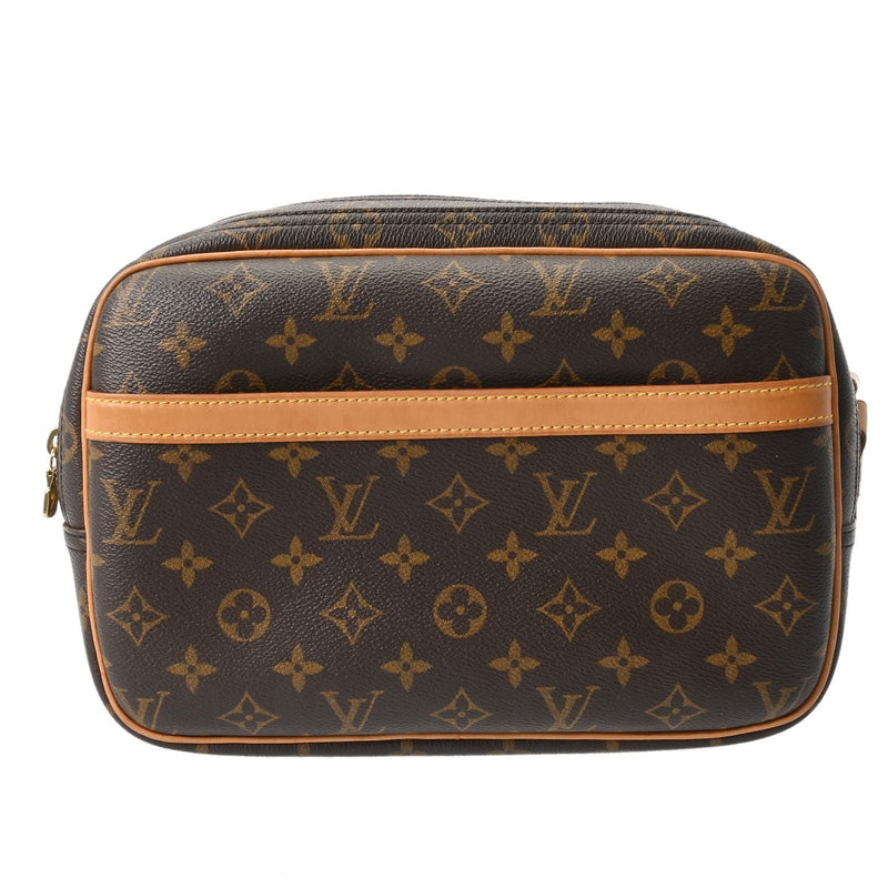 LOUIS VUITTON ルイヴィトン モノグラム リポーター PM ブラウン M45254 ユニセックス モノグラムキャンバス ショルダーバッグ Bランク 中古 銀蔵