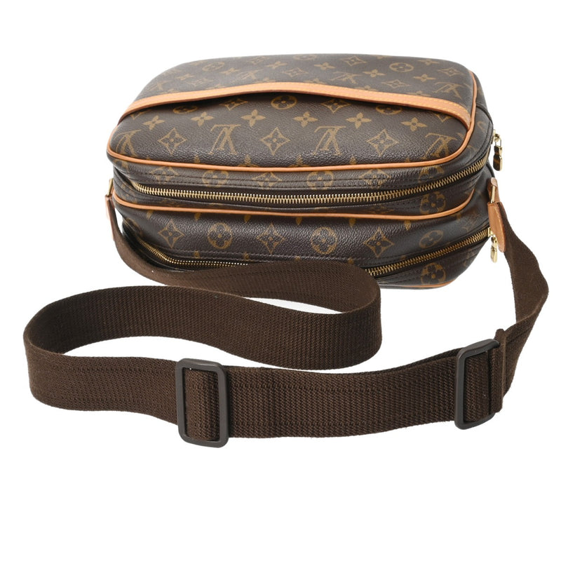 LOUIS VUITTON ルイヴィトン モノグラム リポーター PM ブラウン M45254 ユニセックス モノグラムキャンバス ショルダーバッグ Bランク 中古 銀蔵