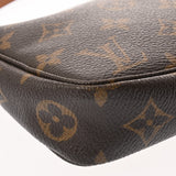 LOUIS VUITTON ルイヴィトン モノグラム ポシェット アクセソワール ブラウン M51980 レディース モノグラムキャンバス アクセサリーポーチ Bランク 中古 銀蔵