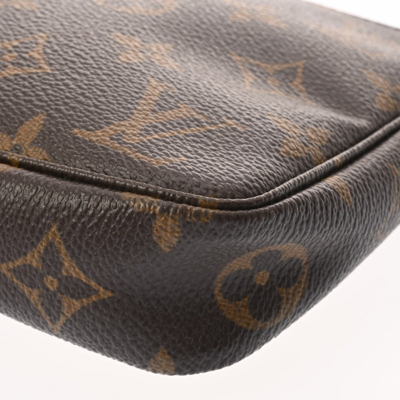 LOUIS VUITTON ルイヴィトン モノグラム ポシェット アクセソワール ブラウン M51980 レディース モノグラムキャンバス アクセサリーポーチ Bランク 中古 銀蔵