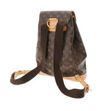LOUIS VUITTON ルイヴィトン モノグラム モンスリ GM ブラウン M51135 ユニセックス モノグラムキャンバス リュック・デイパック Bランク 中古 銀蔵