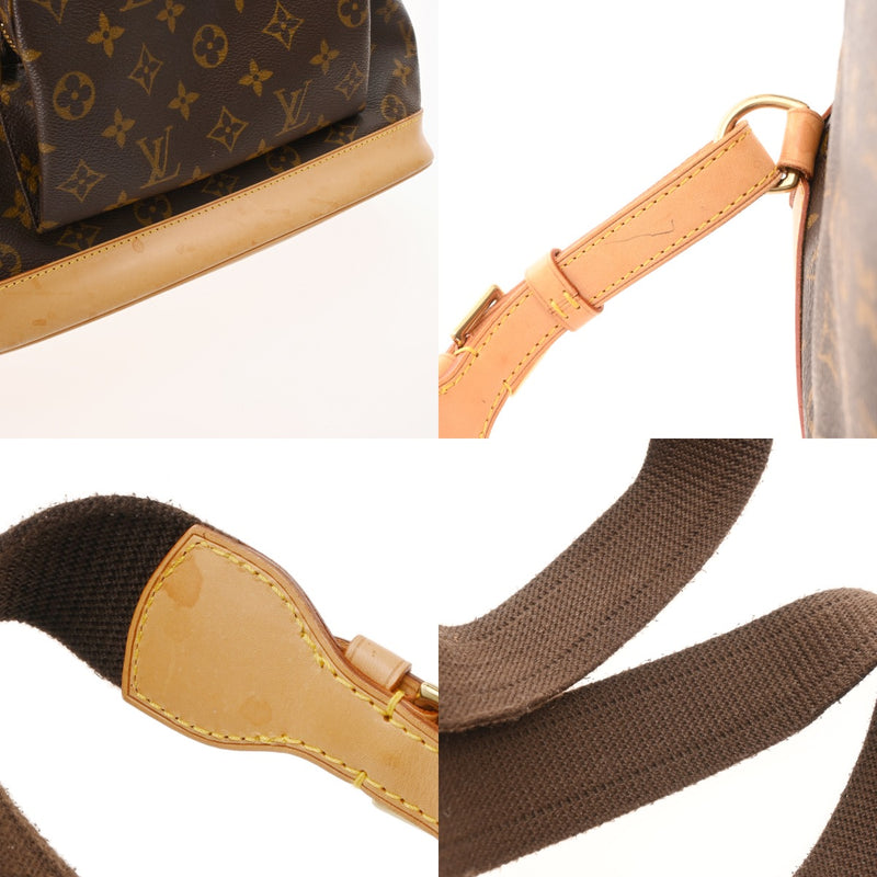 LOUIS VUITTON ルイヴィトン モノグラム モンスリ GM ブラウン M51135 ユニセックス モノグラムキャンバス リュック・デイパック Bランク 中古 銀蔵