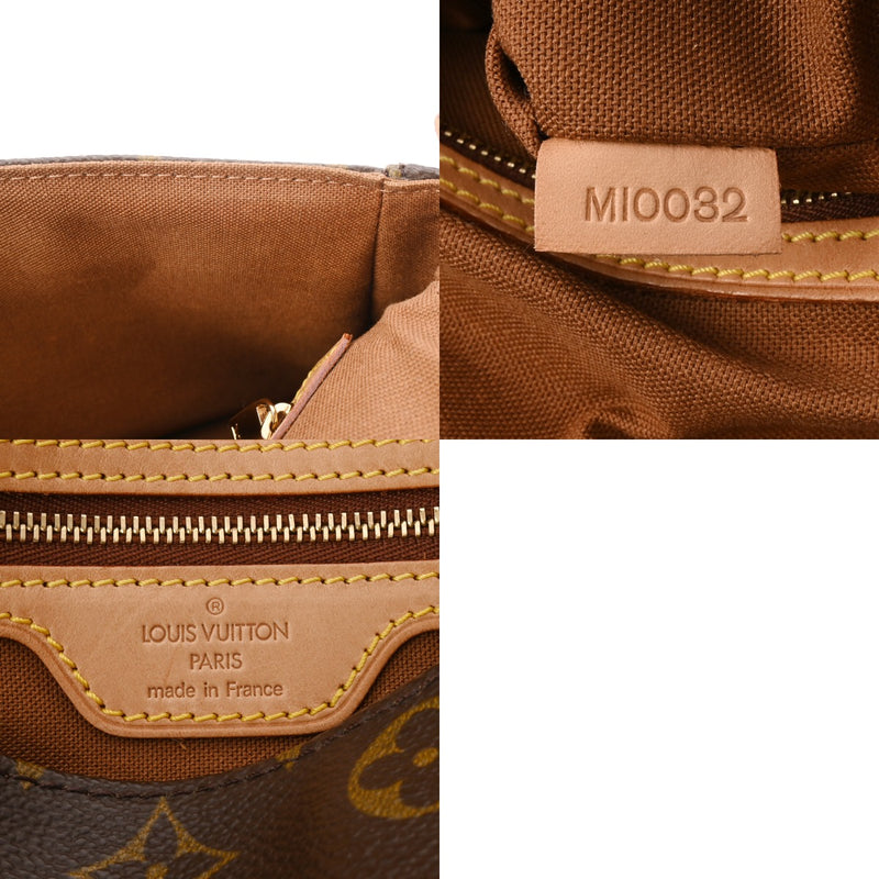 LOUIS VUITTON ルイヴィトン モノグラム ミニ ルーピング ブラウン M51147 レディース モノグラムキャンバス セミショルダーバッグ Bランク 中古 銀蔵