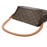 LOUIS VUITTON ルイヴィトン モノグラム ミニ ルーピング ブラウン M51147 レディース モノグラムキャンバス セミショルダーバッグ Bランク 中古 銀蔵