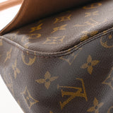 LOUIS VUITTON ルイヴィトン モノグラム ミニ ルーピング ブラウン M51147 レディース モノグラムキャンバス セミショルダーバッグ Bランク 中古 銀蔵