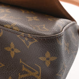 LOUIS VUITTON ルイヴィトン モノグラム ミニ ルーピング ブラウン M51147 レディース モノグラムキャンバス セミショルダーバッグ Bランク 中古 銀蔵