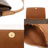 LOUIS VUITTON ルイヴィトン モノグラム ミニ ルーピング ブラウン M51147 レディース モノグラムキャンバス セミショルダーバッグ Bランク 中古 銀蔵