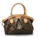 LOUIS VUITTON ルイヴィトン モノグラム ティボリ PM ブラウン M40143 レディース モノグラムキャンバス ハンドバッグ Bランク 中古 銀蔵
