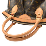 LOUIS VUITTON ルイヴィトン モノグラム ティボリ PM ブラウン M40143 レディース モノグラムキャンバス ハンドバッグ Bランク 中古 銀蔵