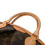 LOUIS VUITTON ルイヴィトン モノグラム ティボリ PM ブラウン M40143 レディース モノグラムキャンバス ハンドバッグ Bランク 中古 銀蔵