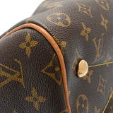 LOUIS VUITTON ルイヴィトン モノグラム ティボリ PM ブラウン M40143 レディース モノグラムキャンバス ハンドバッグ Bランク 中古 銀蔵