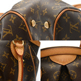 LOUIS VUITTON ルイヴィトン モノグラム ティボリ PM ブラウン M40143 レディース モノグラムキャンバス ハンドバッグ Bランク 中古 銀蔵