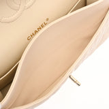 CHANEL シャネル マトラッセ チェーンショルダー23cm Wフラップ ベージュ A01113 レディース ラムスキン ショルダーバッグ Aランク 中古 銀蔵
