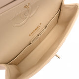 CHANEL シャネル マトラッセ チェーンショルダー23cm Wフラップ ベージュ A01113 レディース ラムスキン ショルダーバッグ Aランク 中古 銀蔵