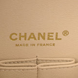 CHANEL シャネル マトラッセ チェーンショルダー23cm Wフラップ ベージュ A01113 レディース ラムスキン ショルダーバッグ Aランク 中古 銀蔵