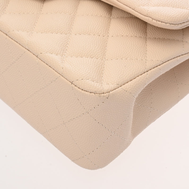 CHANEL シャネル マトラッセ チェーンショルダー23cm Wフラップ ベージュ A01113 レディース ラムスキン ショルダーバッグ Aランク 中古 銀蔵