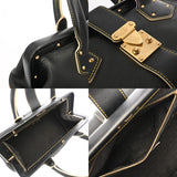 LOUIS VUITTON ルイヴィトン スハリ アンジュニー PM ノワール M91805 レディース レザー ハンドバッグ Bランク 中古 銀蔵