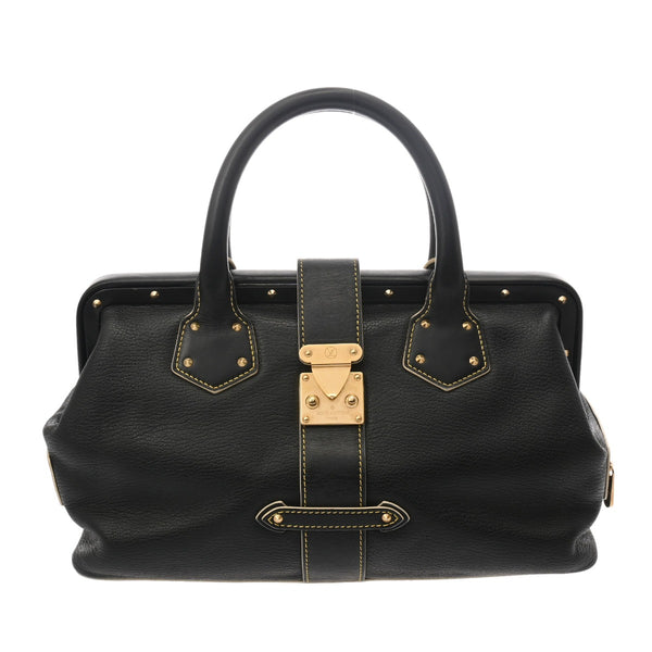LOUIS VUITTON ルイヴィトン スハリ アンジュニー PM ノワール M91805 レディース レザー ハンドバッグ Bランク 中古 銀蔵