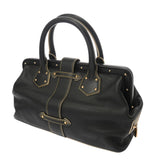 LOUIS VUITTON ルイヴィトン スハリ アンジュニー PM ノワール M91805 レディース レザー ハンドバッグ Bランク 中古 銀蔵