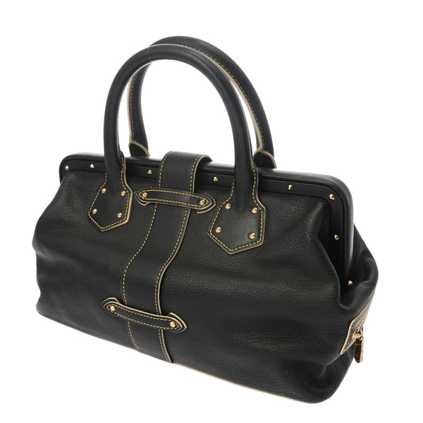 LOUIS VUITTON ルイヴィトン スハリ アンジュニー PM ノワール M91805 レディース レザー ハンドバッグ Bランク 中古 銀蔵