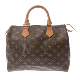 LOUIS VUITTON ルイヴィトン モノグラム スピーディ 30 ブラウン M41526 レディース モノグラムキャンバス ハンドバッグ Bランク 中古 銀蔵