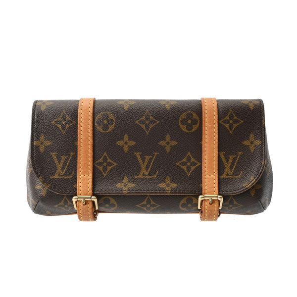 LOUIS VUITTON ルイヴィトン モノグラム ポシェットマル ブラウン M51159 レディース モノグラムキャンバス ウエストバッグ Bランク 中古 銀蔵