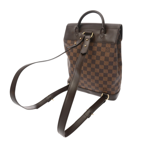 LOUIS VUITTON ルイヴィトン ダミエ ソーホー ブラウン N51132 レディース ダミエキャンバス リュック・デイパック ABランク 中古 銀蔵