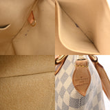 LOUIS VUITTON ルイヴィトン ダミエアズール サレヤ PM ホワイト N51186 レディース ダミエキャンバス ハンドバッグ Bランク 中古 銀蔵