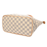 LOUIS VUITTON ルイヴィトン ダミエアズール サレヤ PM ホワイト N51186 レディース ダミエキャンバス ハンドバッグ Bランク 中古 銀蔵
