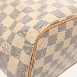 LOUIS VUITTON ルイヴィトン ダミエアズール サレヤ PM ホワイト N51186 レディース ダミエキャンバス ハンドバッグ Bランク 中古 銀蔵