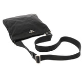 PRADA プラダ ロゴプレート ブラック ユニセックス ナイロン ショルダーバッグ Bランク 中古 銀蔵