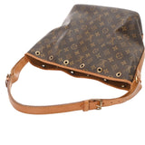 LOUIS VUITTON ルイヴィトン モノグラム プチノエ ブラウン M42226 レディース モノグラムキャンバス ショルダーバッグ Bランク 中古 銀蔵
