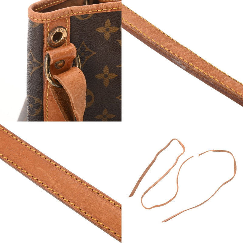 LOUIS VUITTON ルイヴィトン モノグラム プチノエ ブラウン M42226 レディース モノグラムキャンバス ショルダーバッグ Bランク 中古 銀蔵