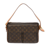LOUIS VUITTON ルイヴィトン モノグラム ヴィバシテ GM ブラウン M51163 レディース モノグラムキャンバス ショルダーバッグ Bランク 中古 銀蔵