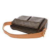 LOUIS VUITTON ルイヴィトン モノグラム ヴィバシテ GM ブラウン M51163 レディース モノグラムキャンバス ショルダーバッグ Bランク 中古 銀蔵