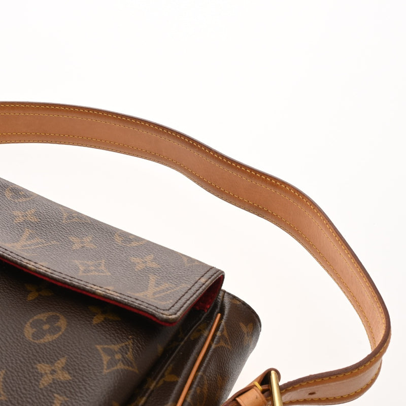 LOUIS VUITTON ルイヴィトン モノグラム ヴィバシテ GM ブラウン M51163 レディース モノグラムキャンバス ショルダーバッグ Bランク 中古 銀蔵