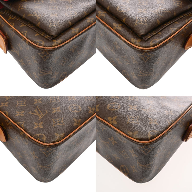 LOUIS VUITTON ルイヴィトン モノグラム ヴィバシテ GM ブラウン M51163 レディース モノグラムキャンバス ショルダーバッグ Bランク 中古 銀蔵