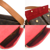 LOUIS VUITTON ルイヴィトン モノグラム ヴィバシテ GM ブラウン M51163 レディース モノグラムキャンバス ショルダーバッグ Bランク 中古 銀蔵